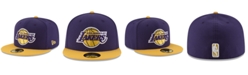 New Era Los Angeles Lakers Basic 2 Tone 59FIFTY Fitted Cap